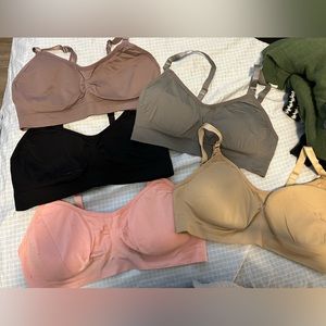 5 pack nursing bras